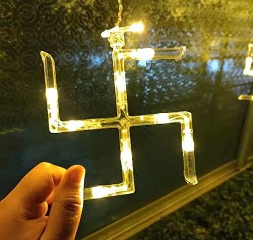 6 + 6 Om & Swastik Lights